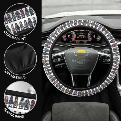 Naruto Anime Steering Wheel Cover Custom Naruto Anime Car Accessories