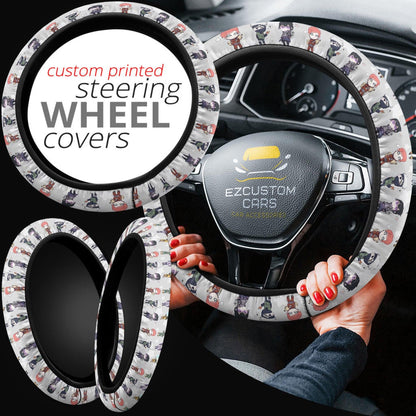 Naruto Anime Steering Wheel Cover Custom Naruto Anime Car Accessories