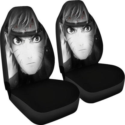 Naruto B&W Seat Covers Amazing Best Gift Ideas 2020 Universal Fit 090505