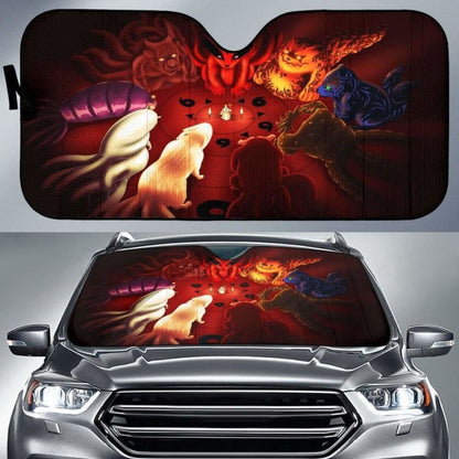 Naruto Beasts Car Auto Sun Shades Universal Fit 051312