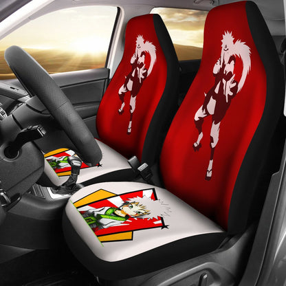 Naruto Car Seat Covers Chibi Jiraiya Silhouette Seat Covers 02