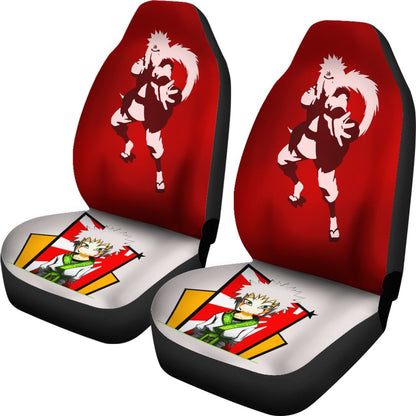 Naruto Car Seat Covers Chibi Jiraiya Silhouette Seat Covers 02
