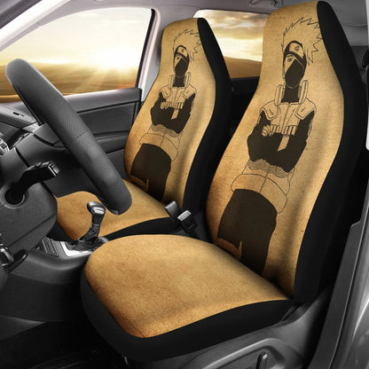 Naruto Car Seat Covers Kakashi Artwork On Paper Seat Covers 04
