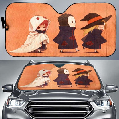 Naruto Chibi Car Sun Shades 918b Universal Fit