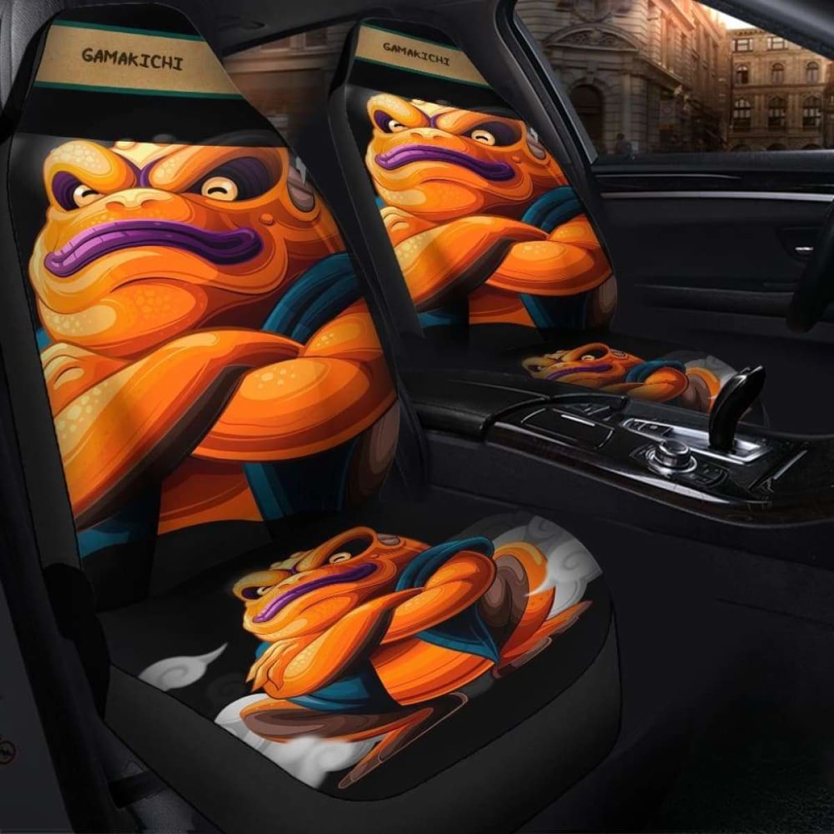 Naruto Gamakichi Seat Covers 101719 Universal Fit