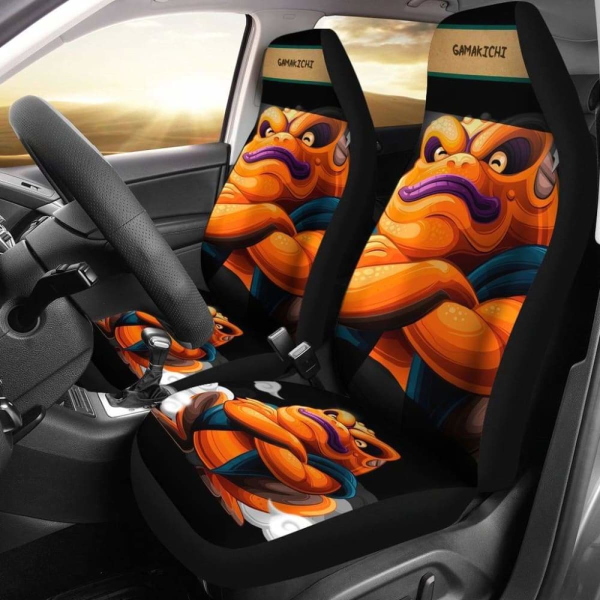 Naruto Gamakichi Seat Covers 101719 Universal Fit