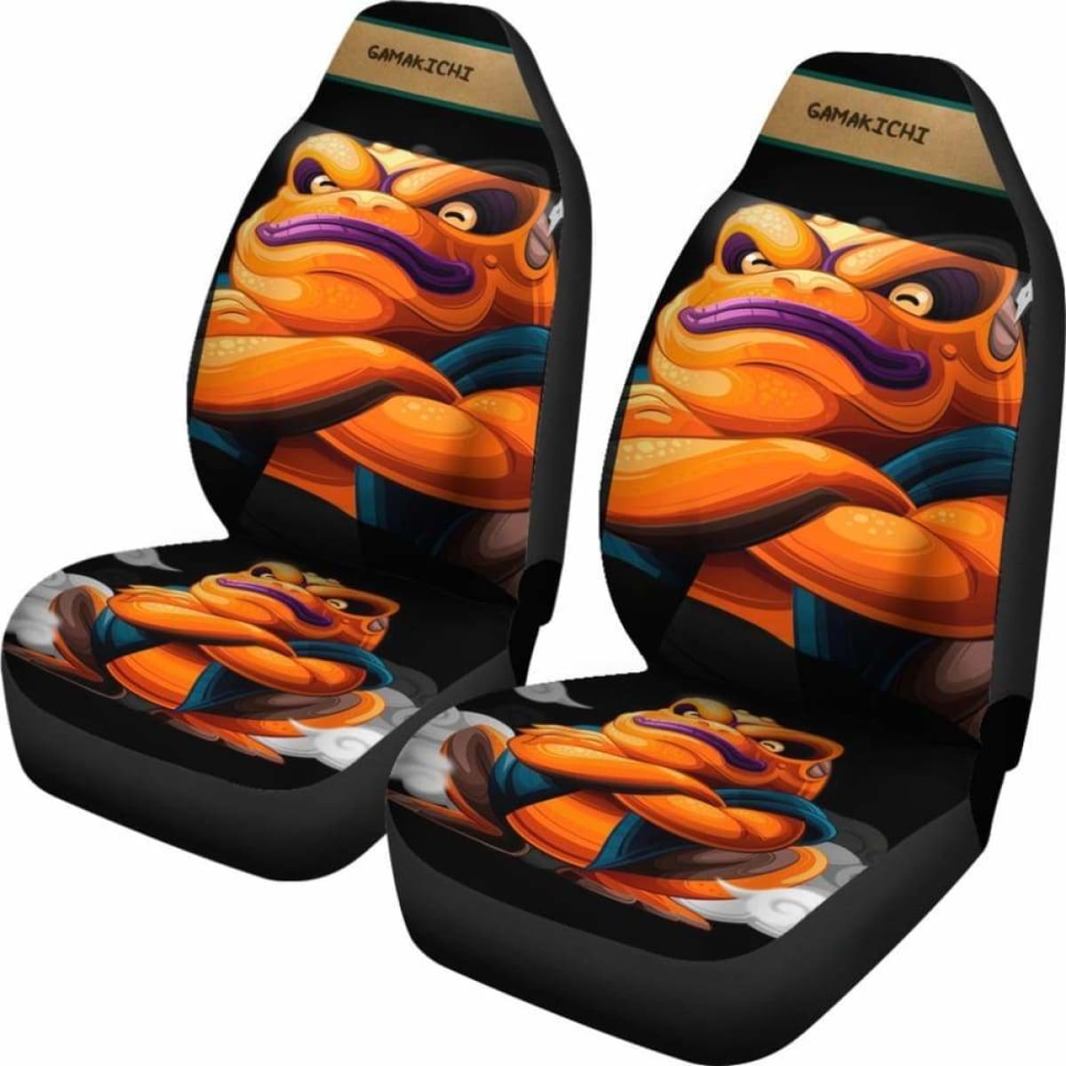 Naruto Gamakichi Seat Covers 101719 Universal Fit