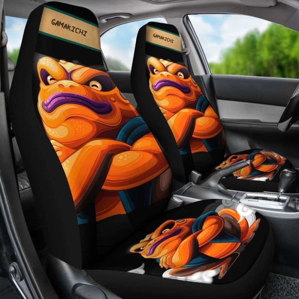 Naruto Gamakichi Seat Covers 101719 Universal Fit
