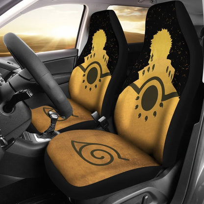 Naruto Konoha Leaf Emblem Logo Car Seat Covers Lt03 Universal Fit 225721