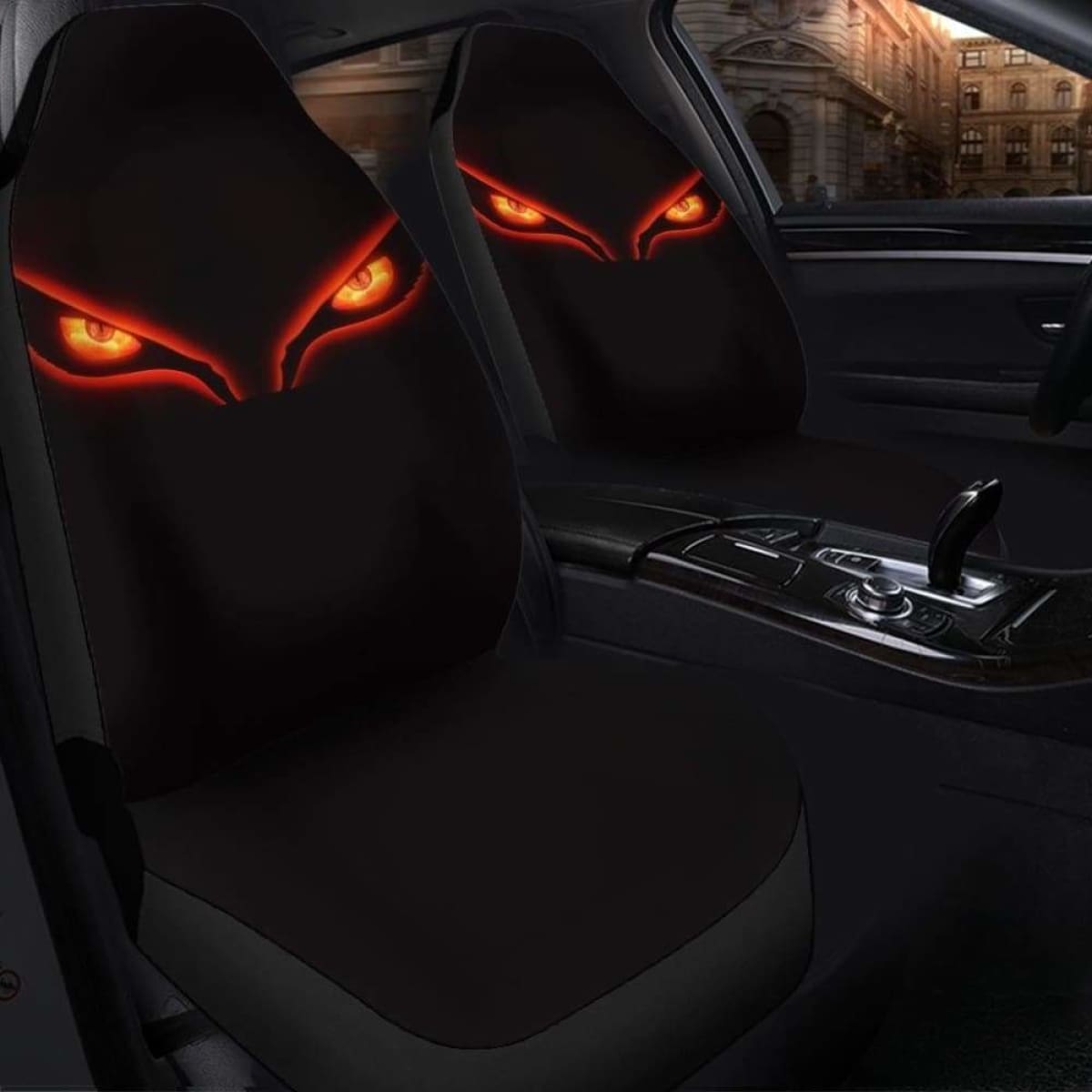 Naruto Kyuubi Eyes Seat Covers 101719 Universal Fit