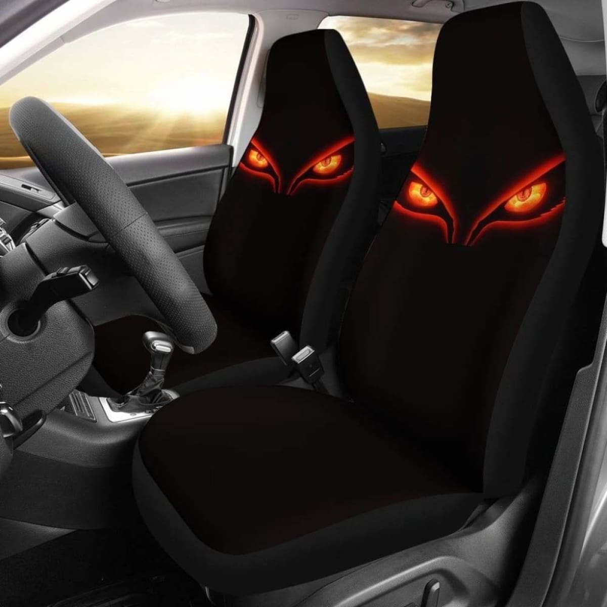 Naruto Kyuubi Eyes Seat Covers 101719 Universal Fit