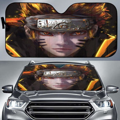 Naruto Premium Car Sun Shades 918b Universal Fit