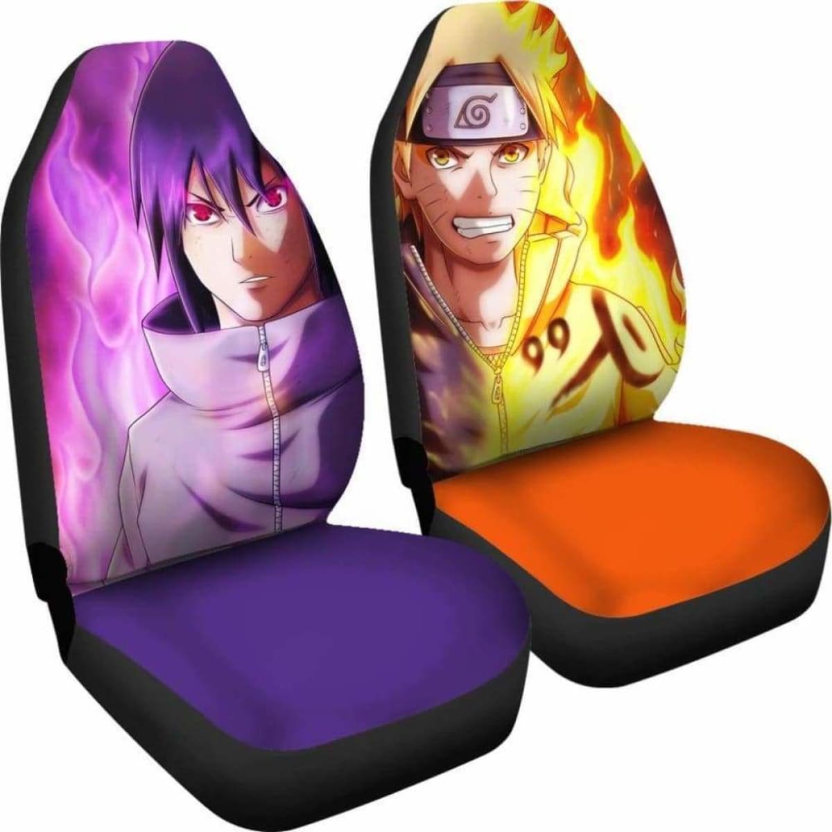 Naruto Sasuke Car Seat Covers 4 Universal Fit 051012