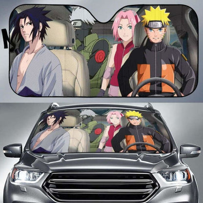 Naruto Sasuke Kakashi Auto Sun Shade 918b Universal Fit