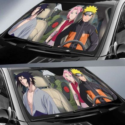 Naruto Sasuke Kakashi Auto Sun Shade 918b Universal Fit