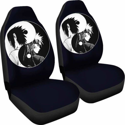 Naruto Sasuke Yin And Yang Car Seat Covers Universal Fit 051012