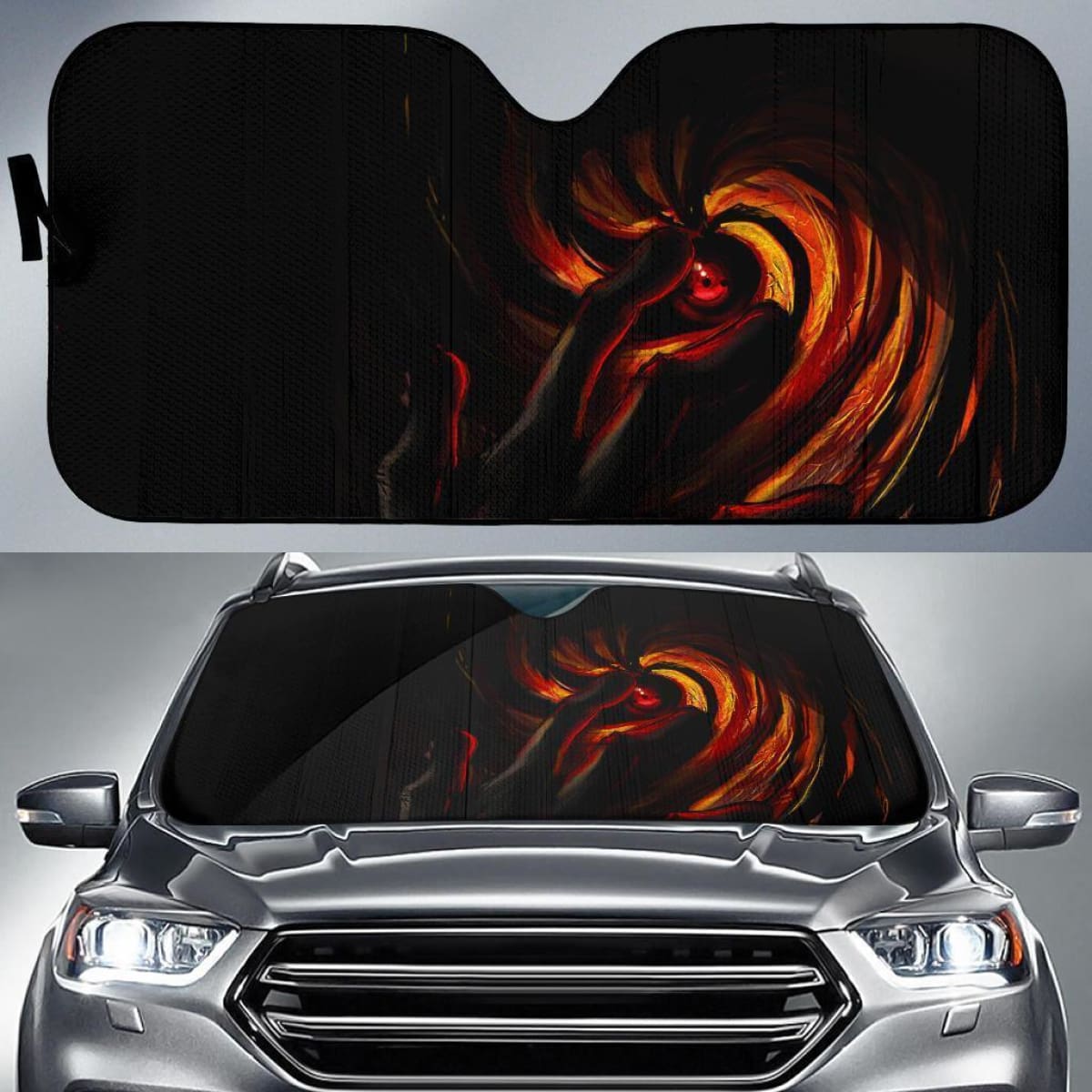 Naruto Sharingan Eye Anime Auto Sun Shade Nh06 Universal Fit 111204