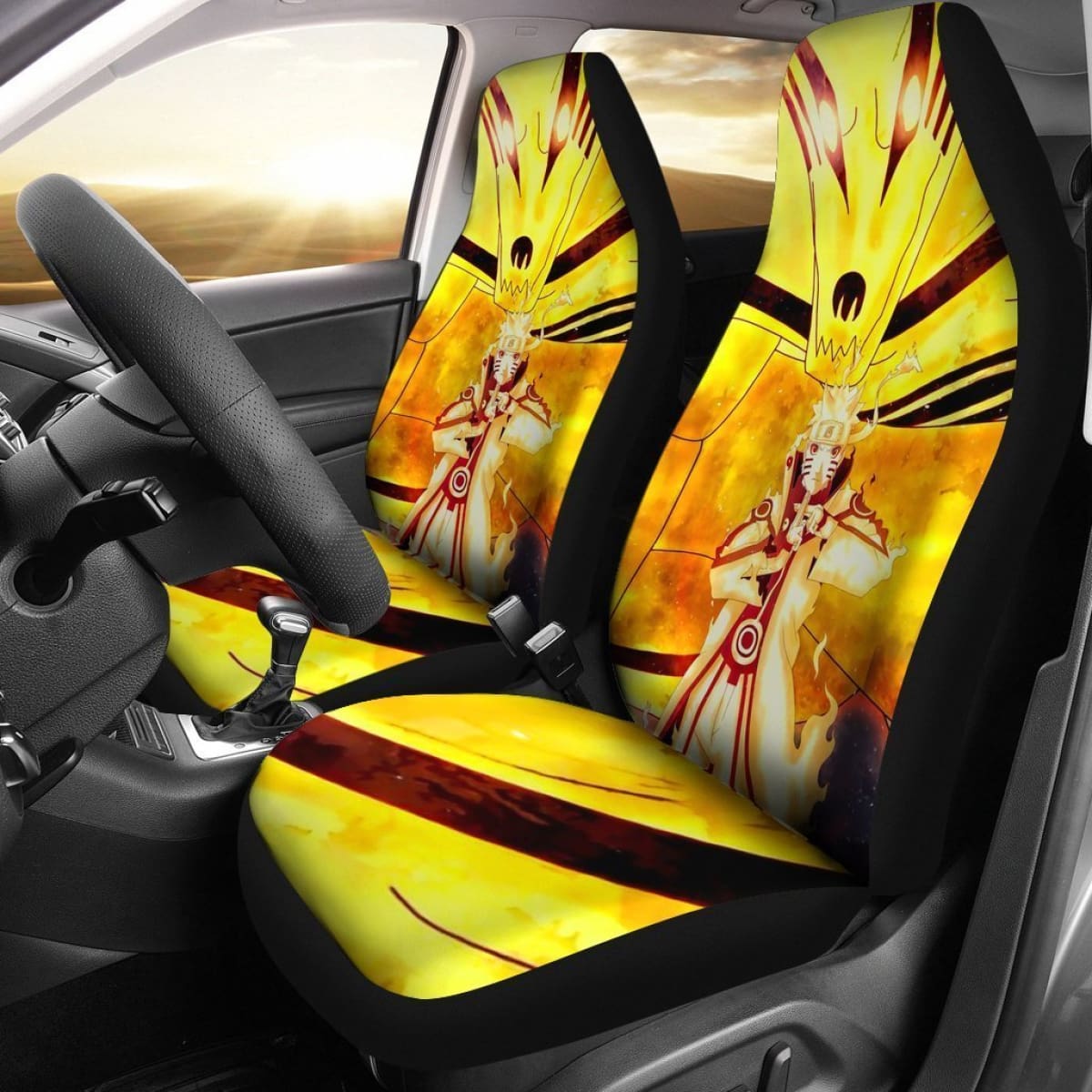 Naruto & 9 Tails Anime Car Seat Covers Nh06 Universal Fit 225721
