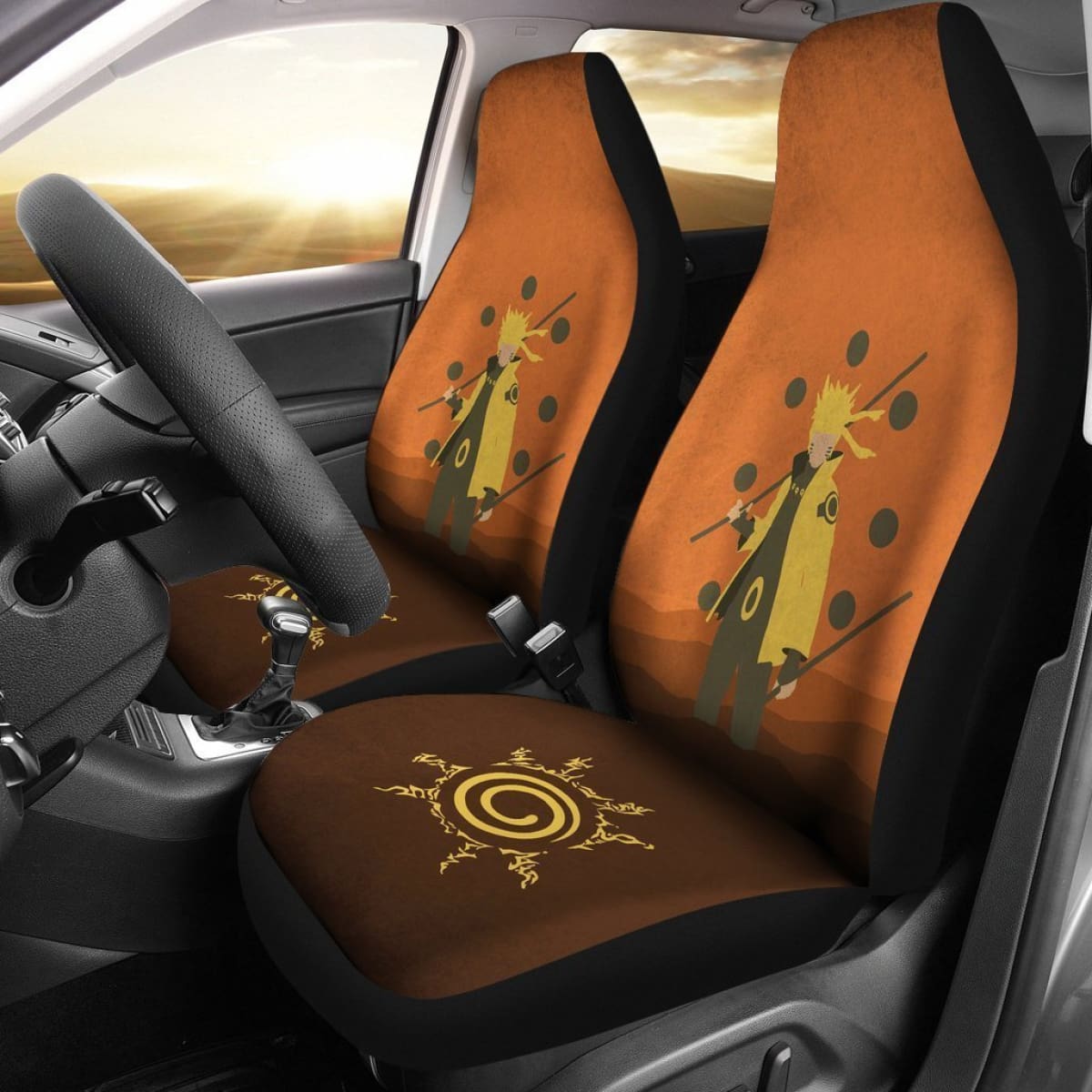Naruto Uzumaki Hero Of The Hidden Leaf Car Seat Covers Lt03 Universal Fit 225721