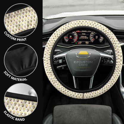 Naruto x Boruto Anime Steering Wheel Cover Custom Naruto Anime Car Accessories