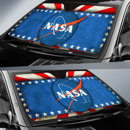 Nasa Car Sunshade Custom National Aeronautics and Space Administration Car Accessories