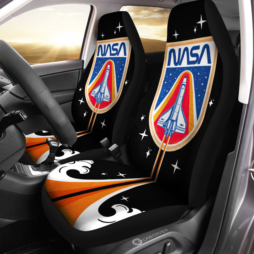 Nasa Logo Car Seat Covers Custom Car Interior Accessories