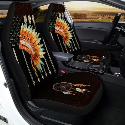 Native American Car Seat Covers Custom Dreamcatcher Car Accessories