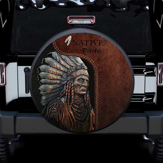 Native American, Native Tribe Pride Jeep Car Spare Tire Cover