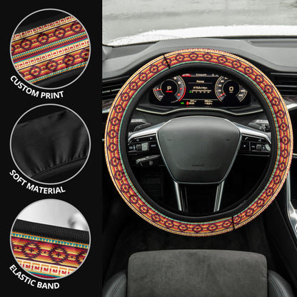 Native American Vintage Premium Car Steering Wheel Cover
