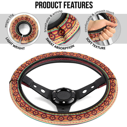 Native American Vintage Premium Car Steering Wheel Cover