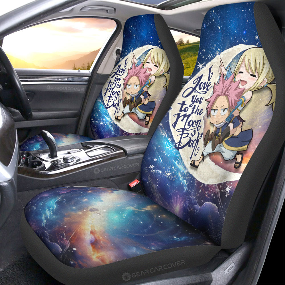 Natsu And Lucy Car Seat Covers Custom Car Accessories