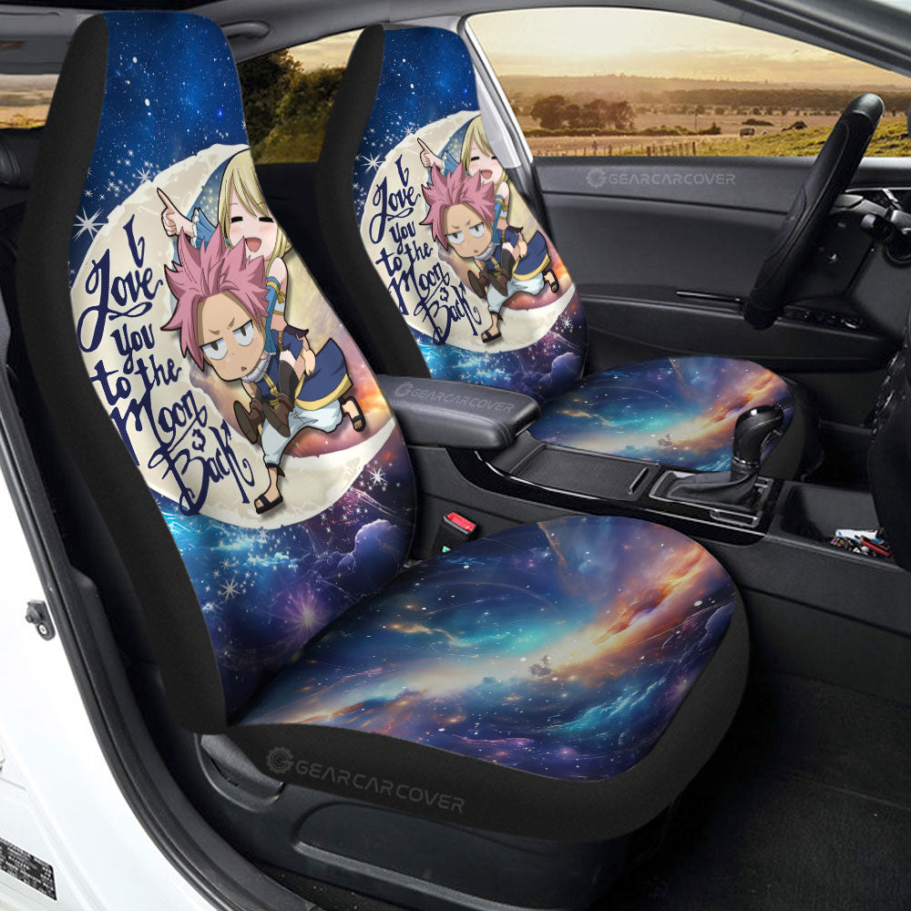 Natsu And Lucy Car Seat Covers Custom Car Accessories