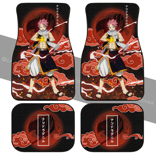 Natsu Car Floor Mats Custom Fairy Tail Anime Car Accessories