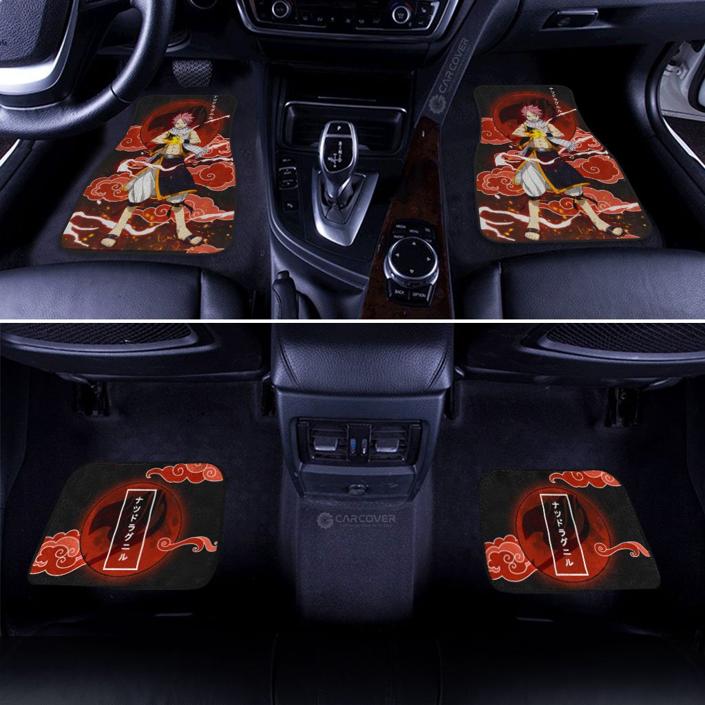 Natsu Car Floor Mats Custom Fairy Tail Anime Car Accessories