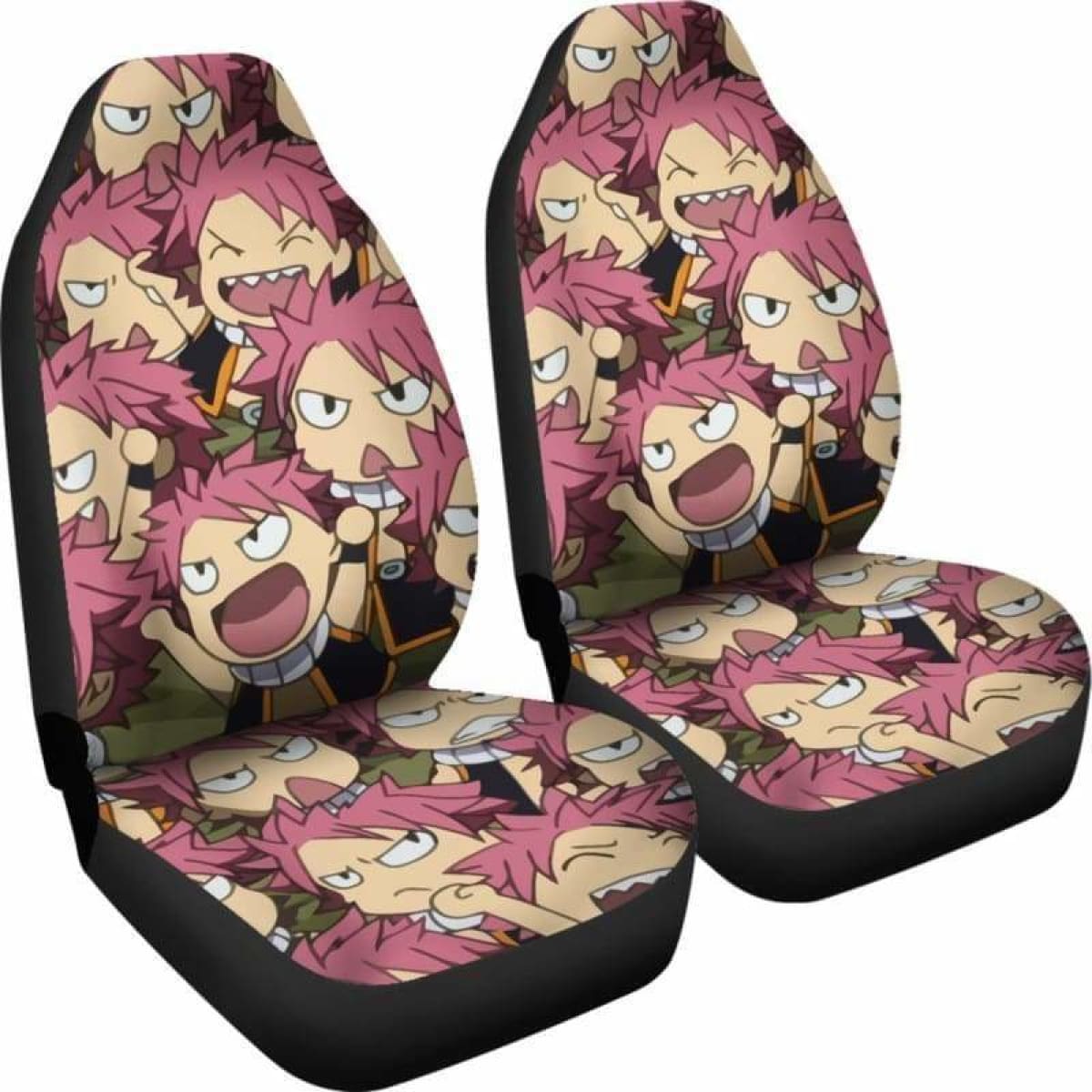 Natsu Chibi Fairy Tail Car Seat Covers Universal Fit 051312