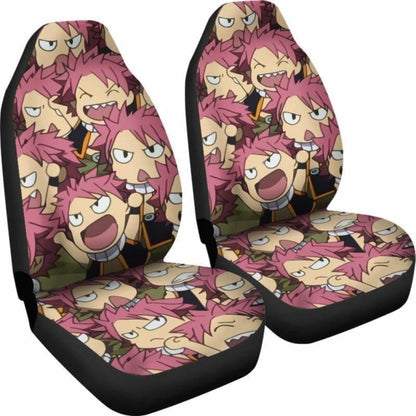 Natsu Chibi Fairy Tail Car Seat Covers Universal Fit 051312