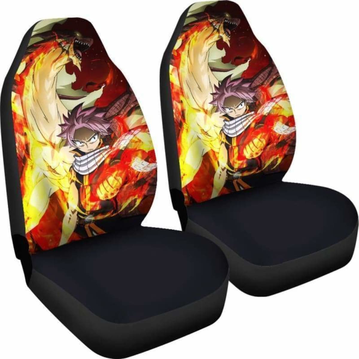 Natsu Dragon Slayer Fairy Tail Car Seat Covers Universal Fit 051312