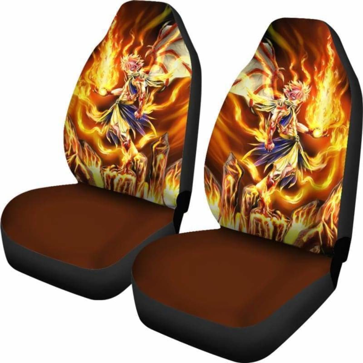 Natsu Dragoneel Fairy Tail Car Seat Covers Universal Fit 051912