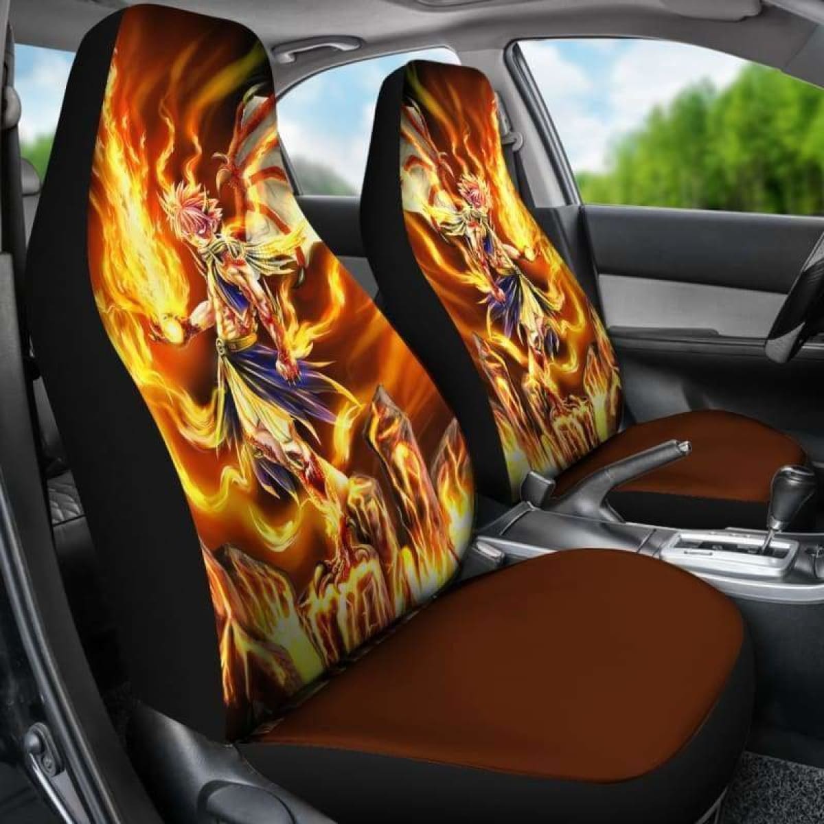 Natsu Dragoneel Fairy Tail Car Seat Covers Universal Fit 051912