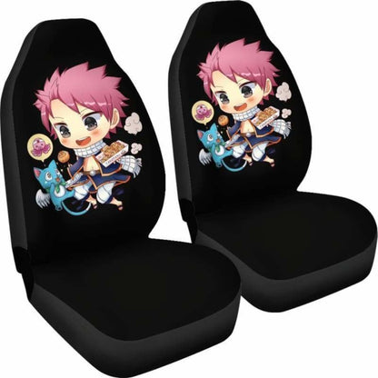 Natsu Happy Chibi Fairy Tail Car Seat Covers Universal Fit 051312