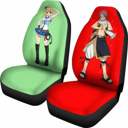Natsu Lucy Fairy Tail Car Seat Covers Universal Fit 051312