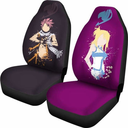 Natsu Lucy Fairy Tail Car Seat Covers Universal Fit 051312