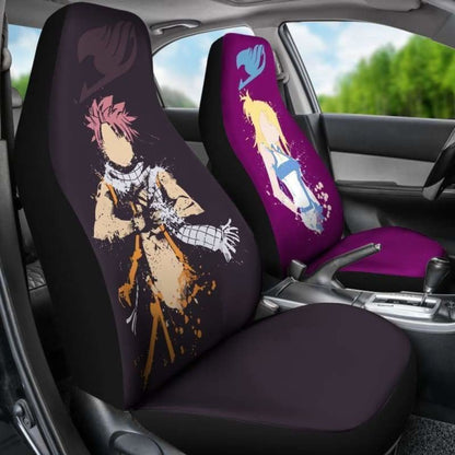 Natsu Lucy Fairy Tail Car Seat Covers Universal Fit 051312