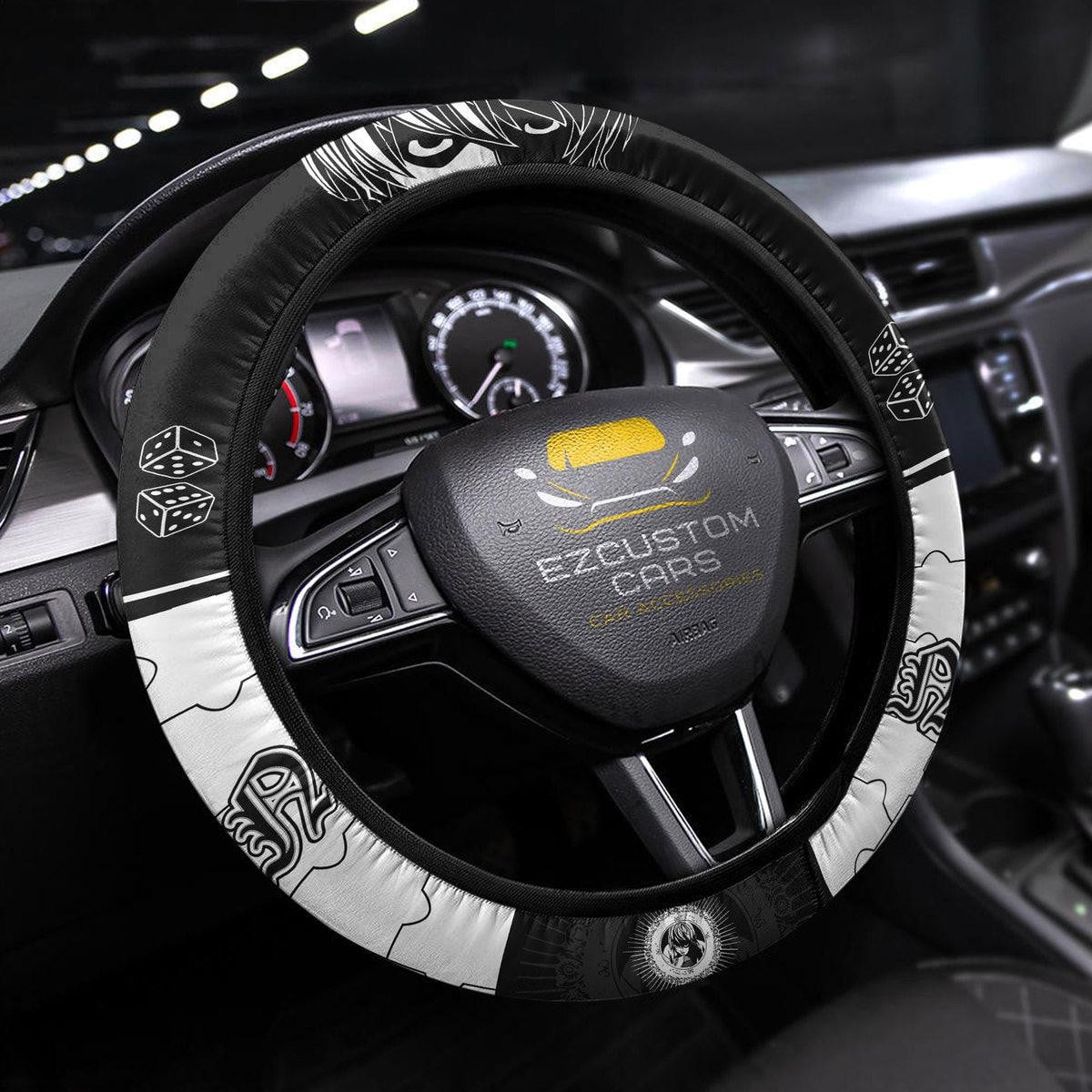 Near Death Note Anime Steering Wheel Cover Custom Anime Car Accessories