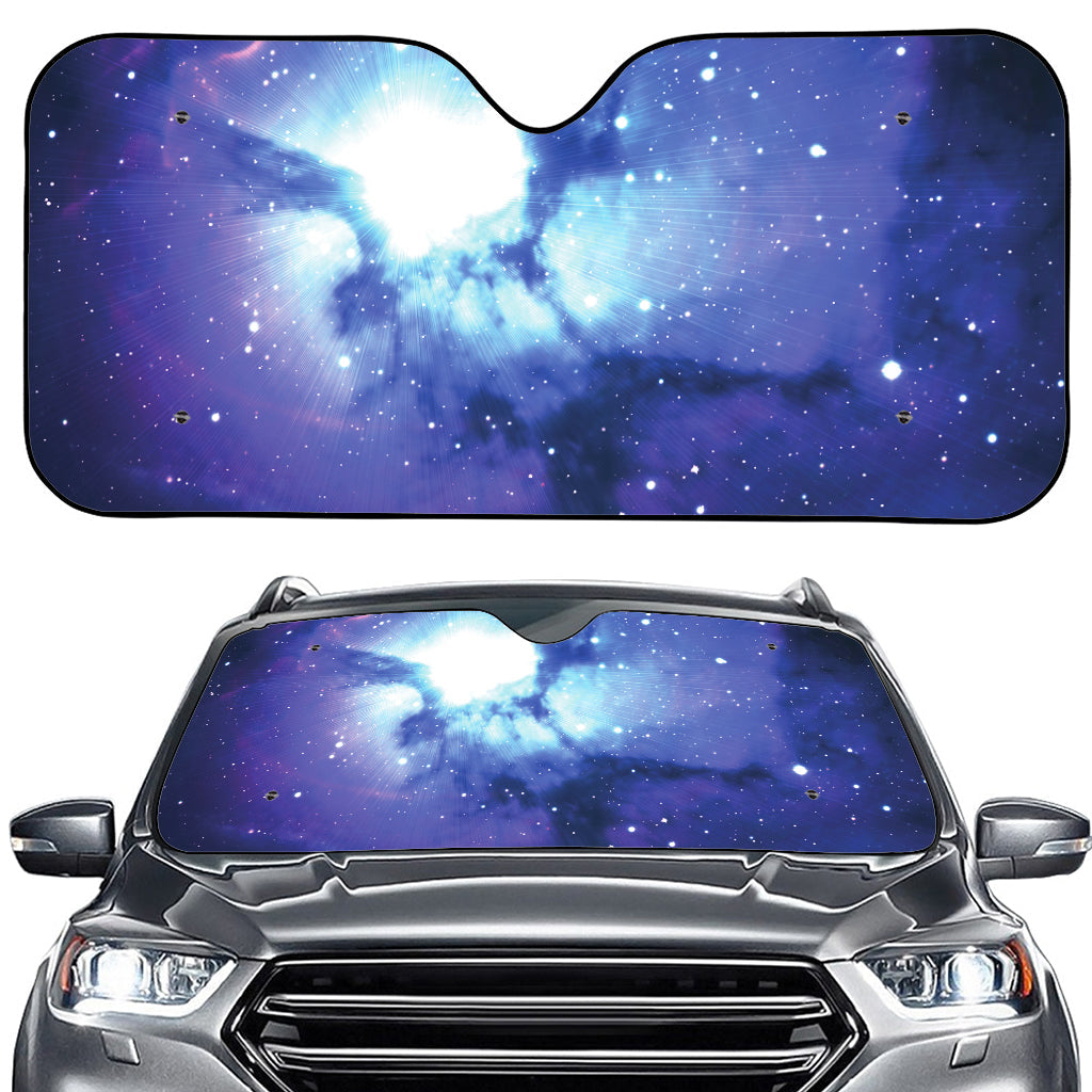 Nebula Space Print Car Windshield Sun Shade