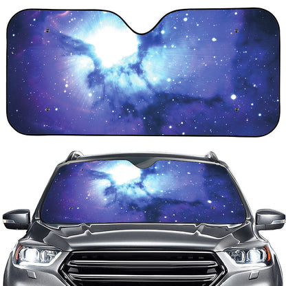 Nebula Space Print Car Windshield Sun Shade