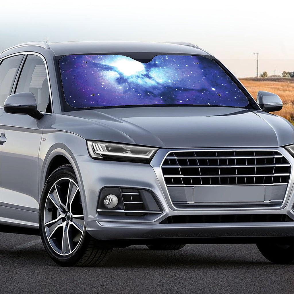 Nebula Space Print Car Windshield Sun Shade