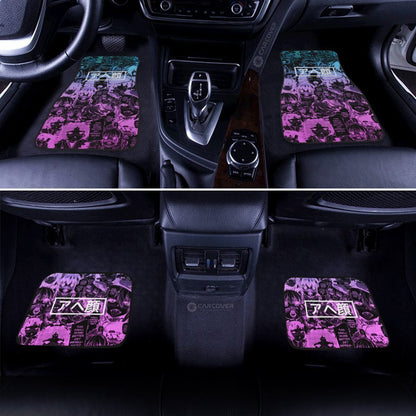 Negative Ahegao Car Floor Mats Custom Car Interior Accessories