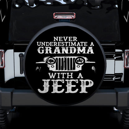 Never Underestimate A Grandma With A Jeep Car Spare Tire Cover