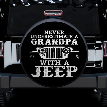 Never Underestimate A Grandpa With A Jeep Car Spare Tire Cover